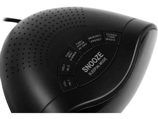 Настольные часы Hyundai H-RCL200 черный